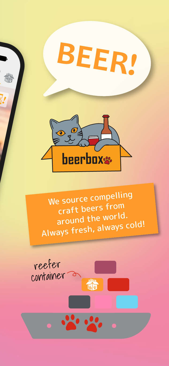 beerbox sources craft beer from around the world and keeps it cold